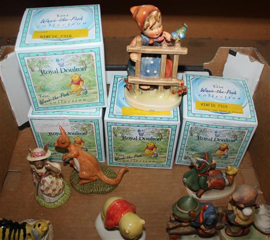 Royal Doulton Winnie The Pooh collection of Goebel figures
